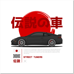 Tuner Black Eclipse 2GA JDM Posters and Art